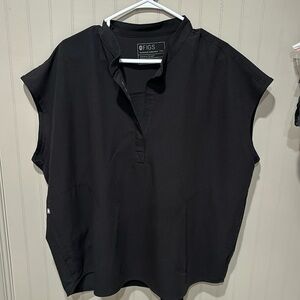 Figs Rafaela black scrub top XXL